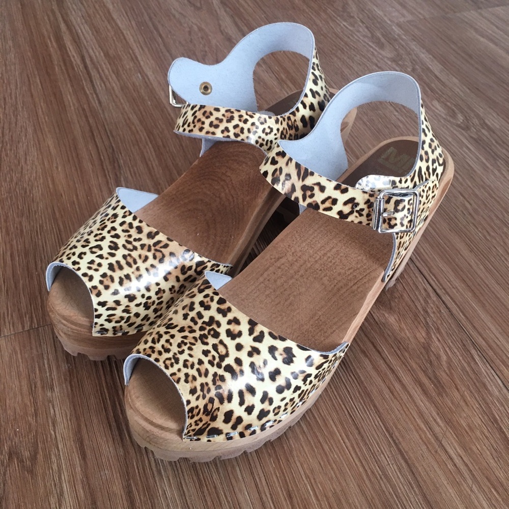 MIA Leopard Clogs. Genuine from Sweden.
